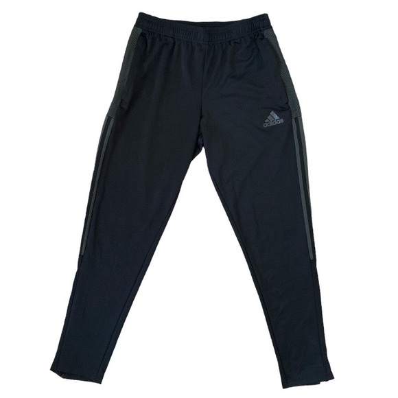 Adidas Aeroready Primegreen Joggers Black Gray Pants - Picture 3 of 8